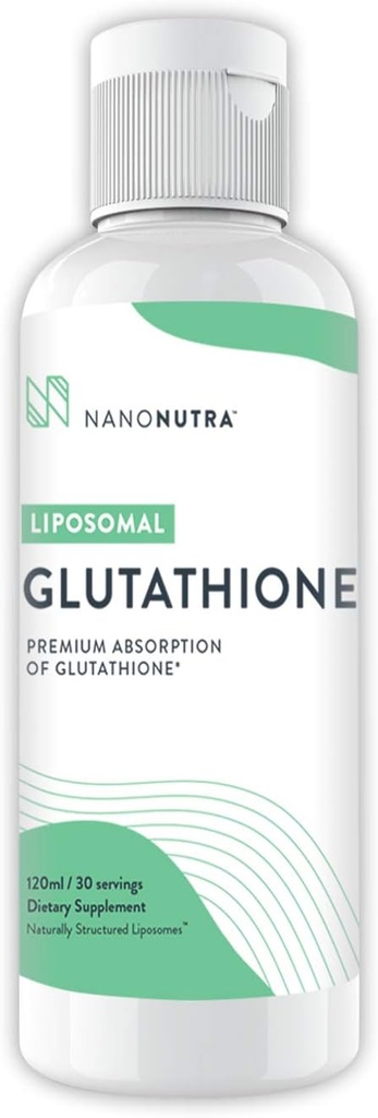 Liposomal Glutathione Antioksi 500 mg Non GMO/Non Soy Setria Liquid Glutathione Supplement | En İyi Doğal Anti Aging Antioksi 120 ml - 30 Hizmet