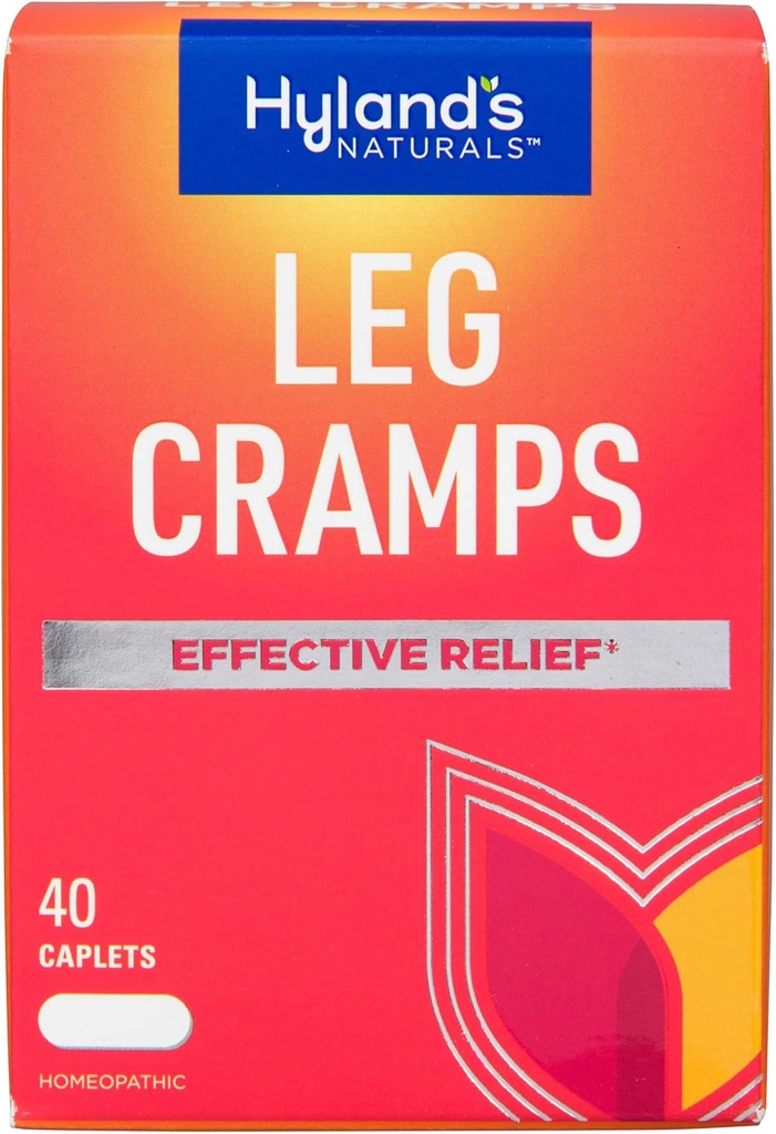 Hyland's Leg Cramps Caplets, Natural Relief of Calf, Leg and Foot Cramp, 40 Kont Caplet