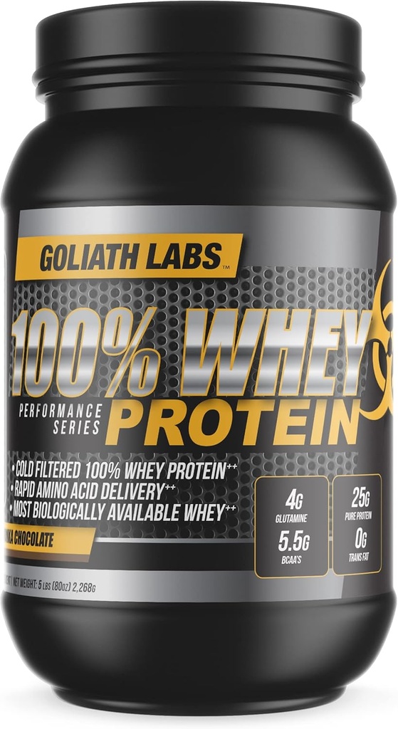 Goliath Labs% Whey Protein Toz 10 lb (Peanut Butter-Chocolate)