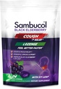 Sambucol Black Elderberry Cough Relief Lozenges - Yetişkinler için Cough Drops, Sambucus Elderberry Lozenges, Ivy Leaf, Cough & Mucus Relief, Immune Support, Berry Eucalyptus - 24 Count, 3 Pack Eucalyptus