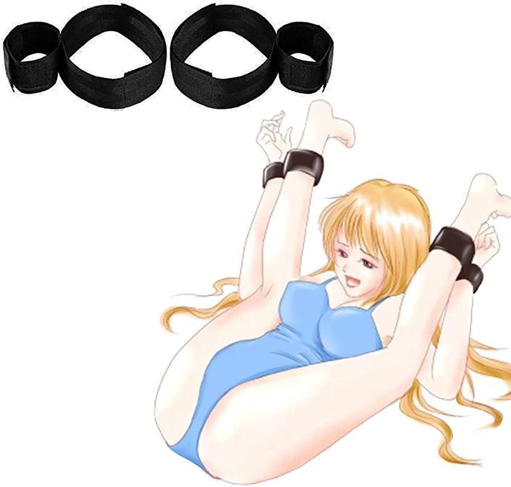 Bed Restraints and Berrys Sex Tie Downs for Yetişkinler Çiftler Under Mattress Kraliçe Boyutu Terer Bed Sex Hand Cuff Set Bile Ankle spreaders Bar Bed Bondage Sex Bed Rafs for Adult Play Women P-1402