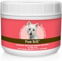 Herbsmith Pure Krill - Wild-Caught Ανταρκτική Krill - Μόνο 1 συστατικό - Ασταξανθίνη για σκύλους - Έτοιμο προς χρήση Ωμέγα 3s – Εναλλακτική για Krill Oil για σκύλους - 400g