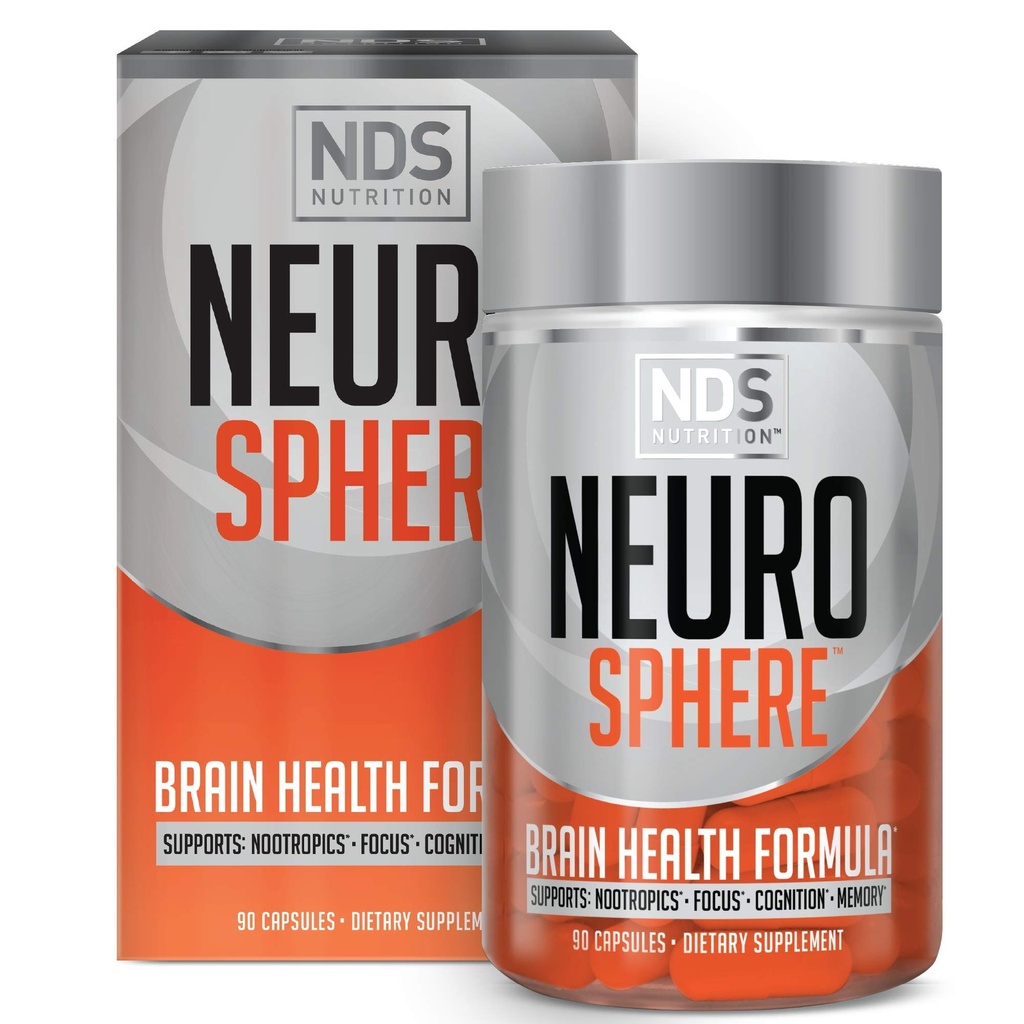 FitLife Brands Nutrition Neuro Sphere - Brain Health Formula - Nootropic, Increase Focus and Energy, Enhance Concentration, Antioxidant and Immunity Support - 90 Capsules