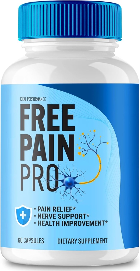 Free Pain Pro Capsules, Free PainPro Health Support Supplement Pills - maksimum Güçlü, FreePain Pro Health & Wellness, All Natural Formula Resmi ÜcretsizPainPro Capsules (1 Pack)