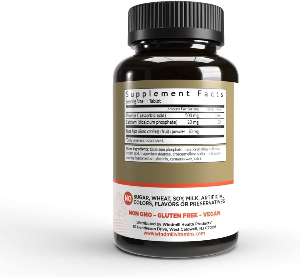 Windmill C-500 with Rose HIPS Tabs 100'S Windmill (Pack of 1)