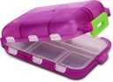 Seyahat Pill Box – Seyahat Pill Organizer – Compact Portable Pill Case with 10 Karşılaştırma – Pill Case for Purse, Pocket – Dayanıklı Günlük Pill Organizer For Vitamins, Supplements (Pink)
