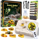 GobiDex Amber Dig Kit-Artificial Toys, Excavate 6 Insects Specimens, STEM Coğrafi Eğitim Bugs Oyuncakları, Fun Bugs Parti Favors, Science Kits for Kids Age 6-8 8-12