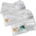 Pill Pouch Çanta - (150'nin paketi) 3" x 2.75" - Honda Free, Poly Bag Exclusive Cooking Pills Baggies, Daily AM PM Travel Medicine Organizer Storage Pouches, Best Clear Reusable with Write-on Etiketler