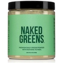 NAKED Super Greens Toz Organik Yeşiller Tamam - Sadece 10 Premium Malzemeler - Vegan, Non-GMO, Prebiyotik ve Probiyotik - 35 Hizmetler