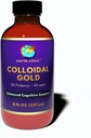 Dünya Clinic ® Colloidal Gold - 2X Yoğun 40 ppm, 8 fl oz Amber Şişe Gelişen Beyin Sağlığı ve Bilişsel Destek