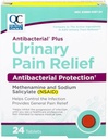 Quality Choice Urinary Pain Relief Antibacterial Plus, Urinary Tract Protection, Βοηθά τον έλεγχο των συμπτωμάτων του (UTI) Μέχρι να μπορείτε να δείτε ένα γιατρό. 24 δισκία