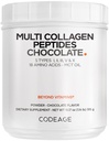 Codeage Multi Collagen Chocolate Protein Powder - Hydrolyzed Bovine Collagen Peptides, 5 Collagen Types & MCT Έλαιο - Κρέμα Κολαγόνου, Σοκολάτα Κολλαγόνο Πεπτίδια - Πρωτεΐνη Shakes - Μη ΓΤΟ - 18,17 oz