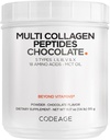 Kodaj Multi Collagen Chocolate Protein Toz - Hydrolyzed Bovine Collagen,, 5 Collagen types & MCT Petrol - Collagen Creamer, Chocolate Collagen, - Protein Shakes - Non-GMO - 18.17 oz