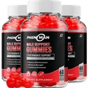 Phenoman for Men Gummies – Pheno Man Max Performansı, Phenoman Advanced Formula, Ekstra Güçlü Doğal Supplement for Muscle growth & General Health Support and Reviews (3 Pack – 180 Gummies)