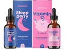 Çocuklar için C Drops Bağışlama Vitaminleri - Immune Support with çinko and Elderberry & SleepBerry Melatonin for Kids with Elderberry