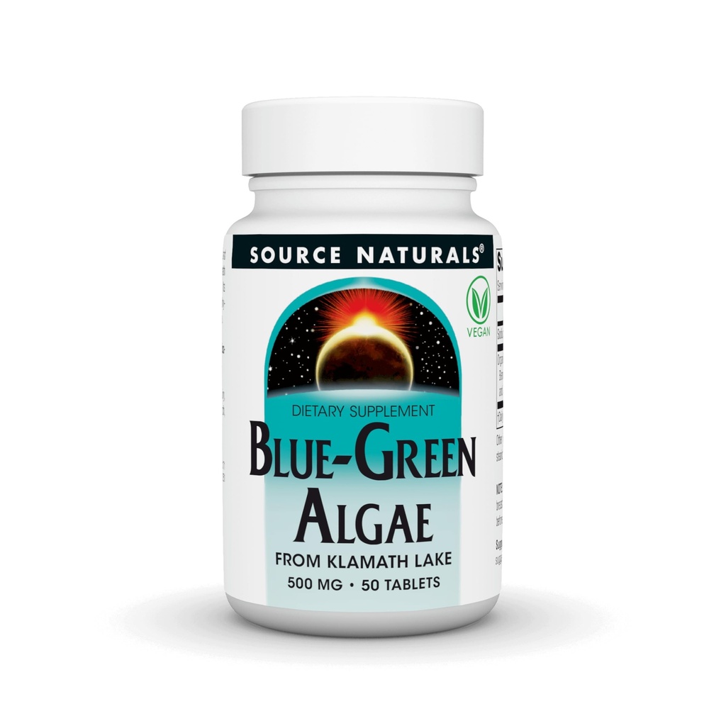 Source Naturals Blue-Green Algae from Klamath Lake* - 500 mg - 50 Tablet