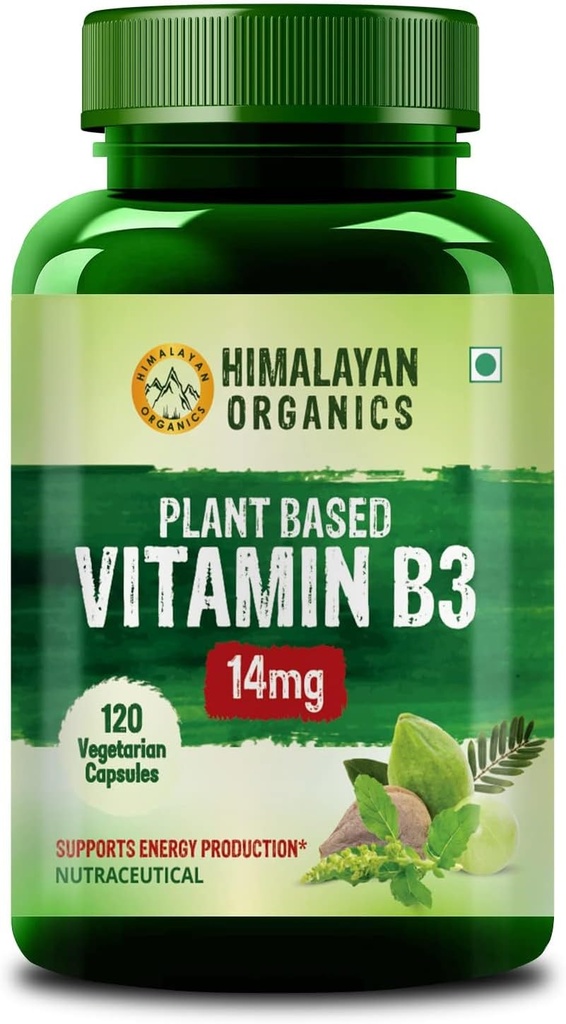 Genric Plant-Based Vitamin B3 | Sağlıklı Cilt ve Kalp 120 Capsules