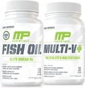 Kas Pharm Essentials Multi-V+ & MusclePharm Essentials Fish Oil Elite 3 Supplement