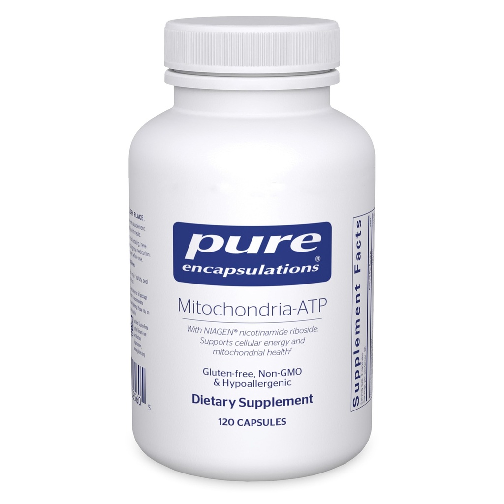 Saf Encapsulations Mitochondria-ATP - Mitochondrial Support - ATP Production Aid* - Vitamin C, Vitamin E & Thiamin - Antioksi Support - 120 Capsules