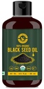 Black Seed/Nigella Sativa/Kalonji Tohumları Petrol (10.15 fl oz), Virgin Cold-Pressed, Pure & Natural, No GMO, Untreated Black Seed Oil – Source of Yourmoquinone & Omega 3,6 & 9