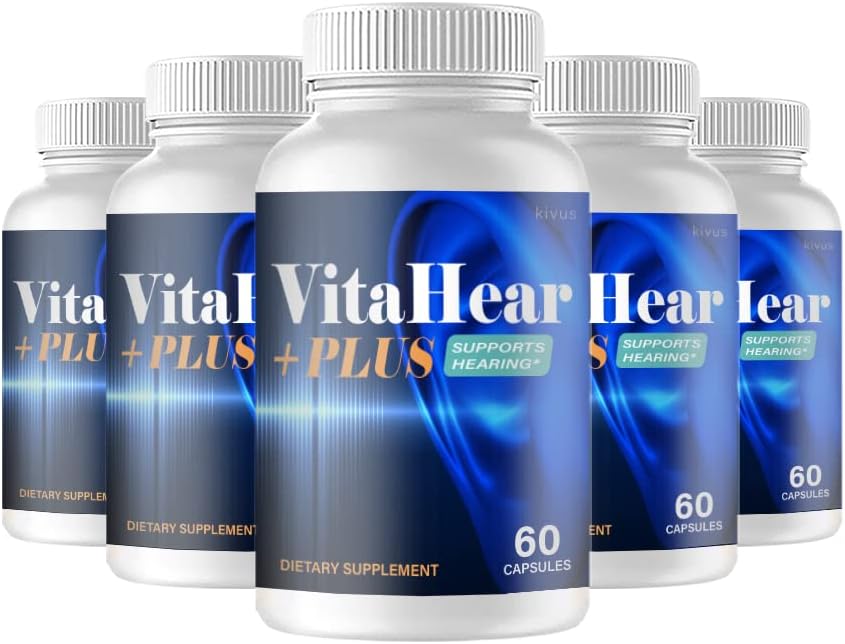 VitaHear Plus - Vita Hear Plus İşitme Desteği (5 Pack, 300 Capsules)