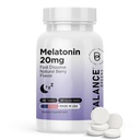 Dengeli Melatonin 20 mg Hızlı Dissolve Tabletleri - Yüksek Potency, Fast Acting, Natural Sleep Support – Sleep Aids for Yetişkinler – Non-Groggy, Drug-Free Formula – 120 Uyku Pills