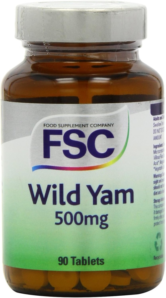 FSC 500mg Wild Yam - Pack of 90 Tablets