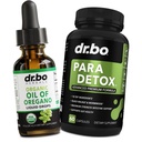Oregano Oil Organic Liquid Drops & Gut Health Caps - Oregano Drops Tincture Extract & Intestinal Pills Herbal Wormwood Black Walnut Cloves Immune Support - Herbal Organic