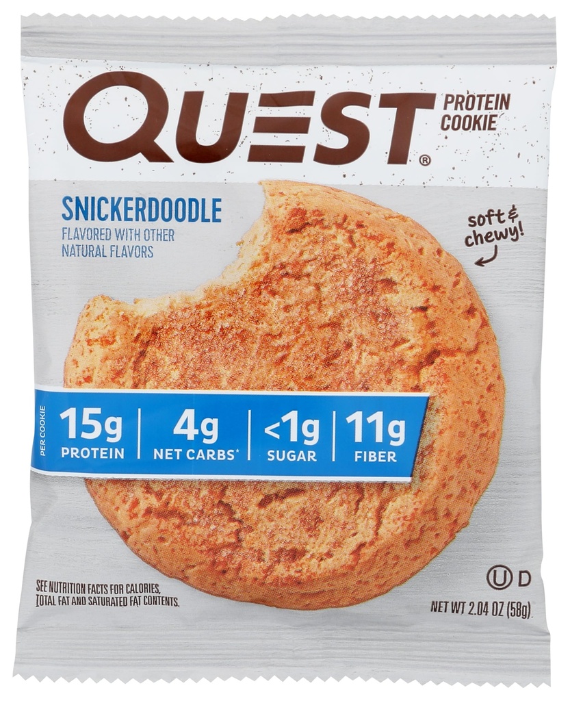 Beslenme proteini Cookie, Snickerdoodle 2.08oz