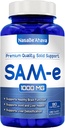 Ekstra Kuvvetli SAM-e Supplement | Same S-Adenosyl-L-Methionine 1000 mg for Bone and Mood Support Supplement | Made in the USA Non-GMO and Gluten Free (45 Day Supply) (Single)