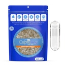 Capsuline Size 0 Empty Gelatin Capsules, Clear - 5000 Count | Gluten Free, Kosher, Non-GMO Certified | Pure Bovine Pill Caps for DIY Supplement Filling