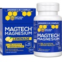 NATURAL STACKS MagTech Magnezyum Capsules + Magtech Drink Mix Sche - Supports Relaxation & Brain Health* - 50 Toplam Hizmetler