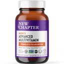 Yeni Bölüm Men's Multivitamin Advanced Formula for Stress, Brain, Immune, Heart & Enerji Desteği, Tüm Gıda Fermented Essential Nutrients for Men + Selenium + B Vitaminleri, 120 ct