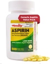 Zamanlı Low Dose aspirin 81 mg Yetişkinler için - Ağrı Az Aches & Ateş Tespiti - Bayer'deki Aktif Malzemelerle Karşılaştırma - Low Strength Girişi