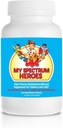 Spectrum Heroes Children's Multivitamin Supplement - Acetyl-l-carnitine, Choline, Coenzyme Q10, Inositol, MSM, MTHF, NAC for Daily Nutritional Help and Cognitive Health (150 Capsules)