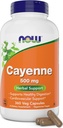 Şimdi Cayenne (Capsicum annuum) 500 mg, 360 Veg Capsules