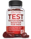 Ατλαντίδα Διατροφική Testosterone Booster για άνδρες Gummies - Ανδρική Ενίσχυση, Ενισχύει την ενέργεια, & Βελτιστοποιεί τη φυσική απόδοση Formated w/Tribulus, Horny Goat Weed, Saw Palmetto, Maca Root - 60 Gummies