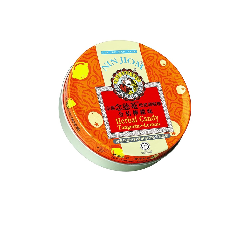 Nin Jiom Herbal Candy - Ταμπερίνα-Λεμόν 60GM