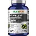 NusaPure Olive Leaf 50:1 Ekstraksiyon, 500 mg 25.000 mg Eşdeğer - 50% Ol Europein Vegan/Vegetarian - Super Strength No Oil 60 Capsules