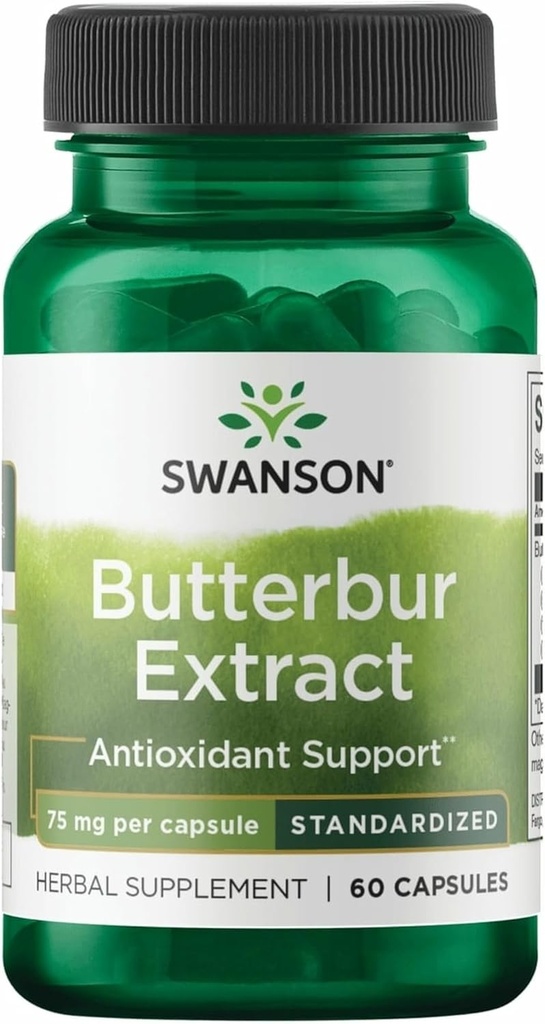 Swanson Butterbur Ekstraksiyon - Standart 75 mg 60 Caps