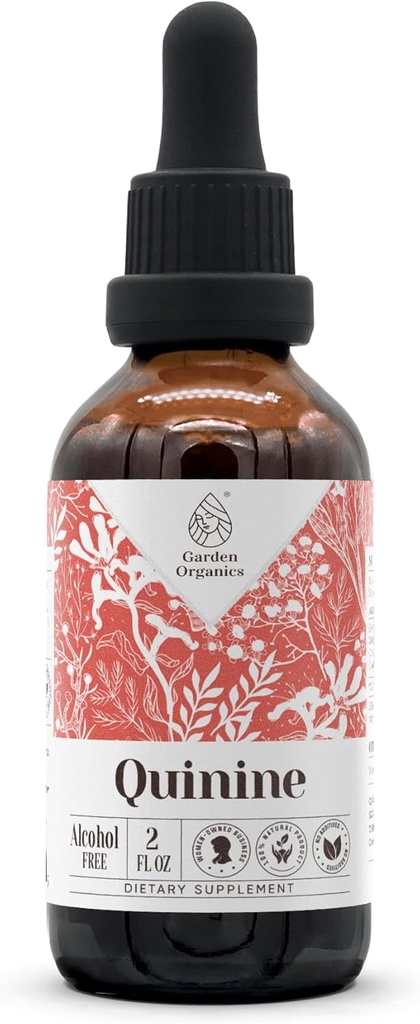Quinine Alkol-Free Natural Tincture Extract, Immune System ATM, Sıvı Drops% 100 (2 f oz)