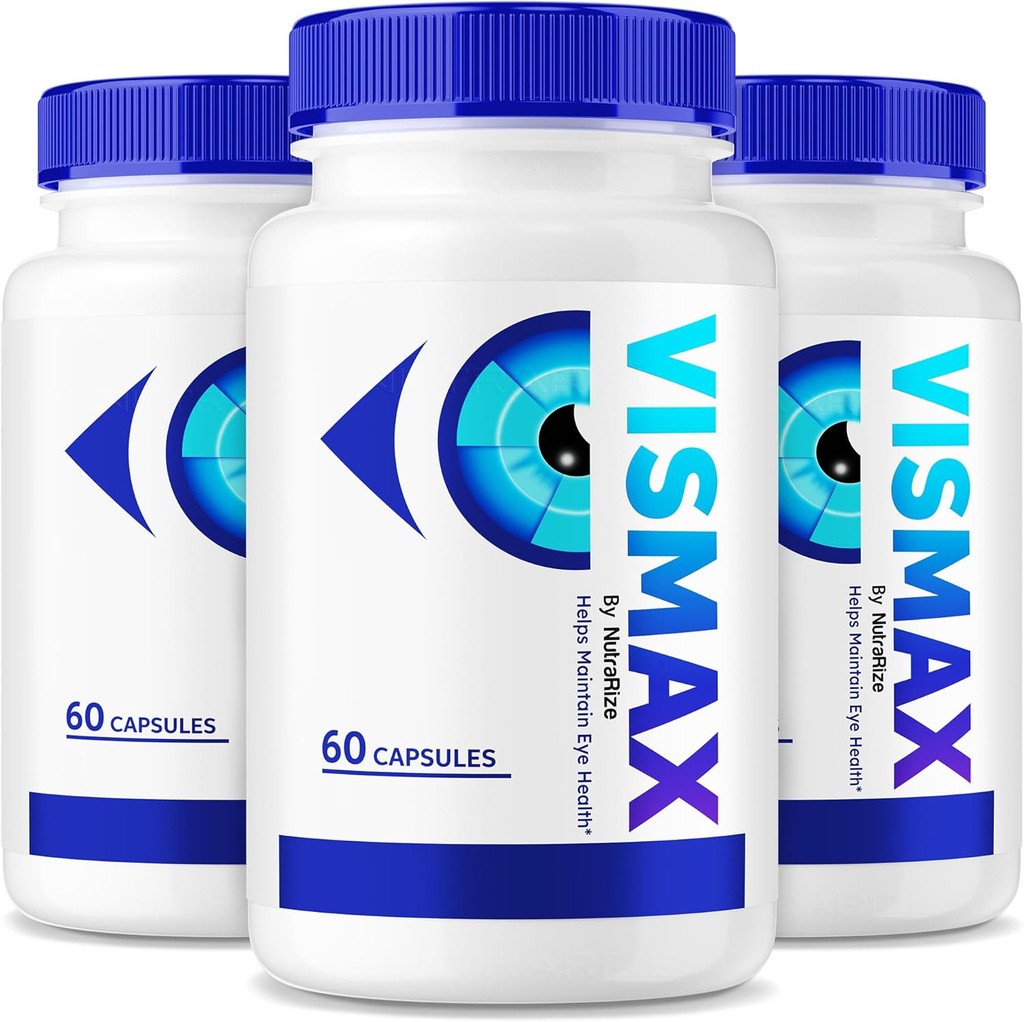 (3 Pack) VisMax χάπια - Επίσημη Φόρμουλα για να αναβιώσει την υγεία των ματιών, VisiMax βιταμίνες ματιών, όλα τα φυσικά συμπλήρωμα βότανα για τη βελτίωση και την προστασία της όρασης, Vis Max Vision Κριτικές Υποστήριξης (180 κάψουλες)