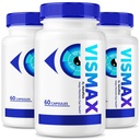 (3 Pack) VisMax χάπια - Επίσημη Φόρμουλα για να αναβιώσει την υγεία των ματιών, VisiMax βιταμίνες ματιών, όλα τα φυσικά συμπλήρωμα βότανα για τη βελτίωση και την προστασία της όρασης, Vis Max Vision Κριτικές Υποστήριξης (180 κάψουλες)