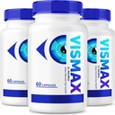(3 Pack) VisMax χάπια - Επίσημη Φόρμουλα για να αναβιώσει την υγεία των ματιών, VisiMax βιταμίνες ματιών, όλα τα φυσικά συμπλήρωμα βότανα για τη βελτίωση και την προστασία της όρασης, Vis Max Vision Κριτικές Υποστήριξης (180 κάψουλες)