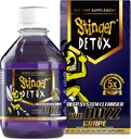Stinger Detox Buzz 5X Ekstra Güçlü İçecek – Grape Flavor – 8 FL OZ - 2 Pack