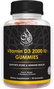 Halal Vitamin D3 Yetişkin, Erkekler ve Kadınlar | 1000IU - 2000IU | Destekler Bone, Immunity, and Heart Health | Vegetarian, Non-GMO, Gluten-Free | 45-90 Servisler