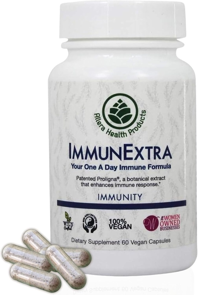 Allera Health Pine Cone Extract Capsules - Vegan ProLigna Plant Temel Diyet Ürünleri - Immune Support Supplement - Organik Scotch Pine Cone Extracted Trees - 60 Caps, 1-Pack