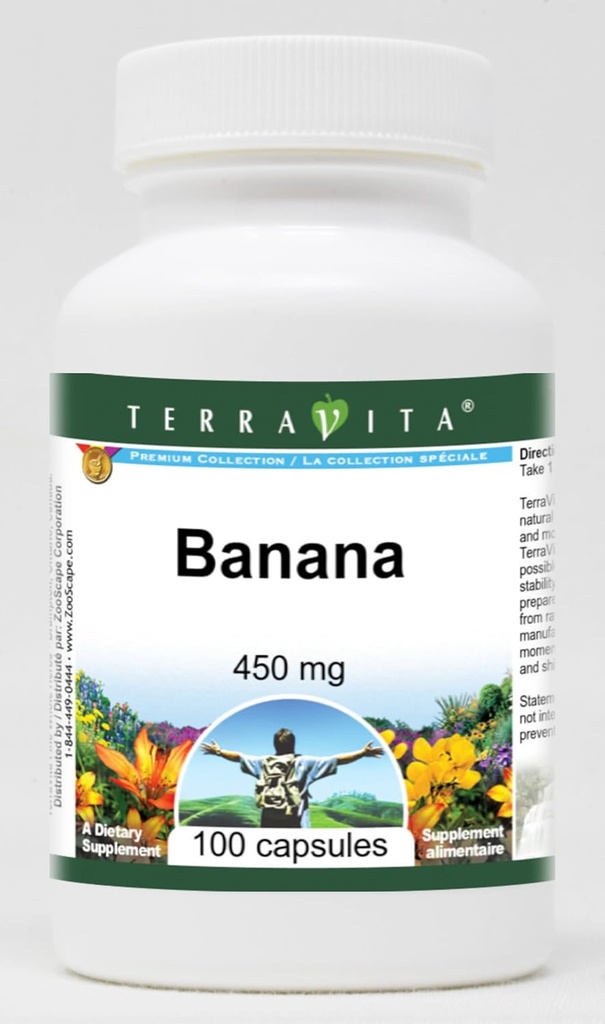 Μπανάνα - 450 mg (100 κάψουλες, ZIN: 519107)