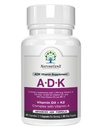 Συμπλήρωμα βιταμίνης ADK 5000 IU - Βιταμίνες υψηλής ισχύος Α, D3, και K2 για την υγεία των οστών και την απορρόφηση ασβεστίου 