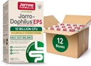 Jarrow Formulas Jarro-Dophilus EPS Probiotics 10 Δισεκατομμύρια CFU για ενδοεντερική Φυλλαδική Υποστήριξη, Probiotic συμπλήρωμα για την Υγεία των Ούρων για γυναίκες και άνδρες, 120 κάψουλες Veggie, Μέχρι 60 ημέρες προσφοράς, Συσκευασία των 12